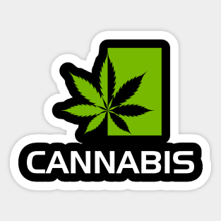 nvidia cannabis Sticker